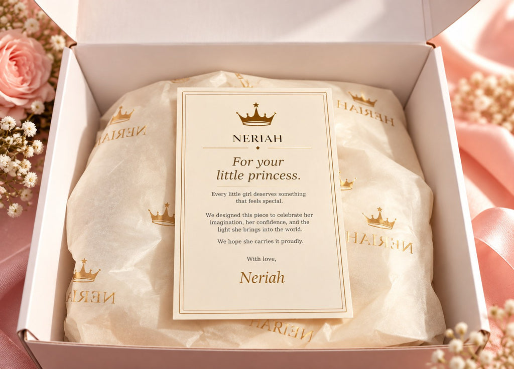 NERIAH keepsake note card in gift box